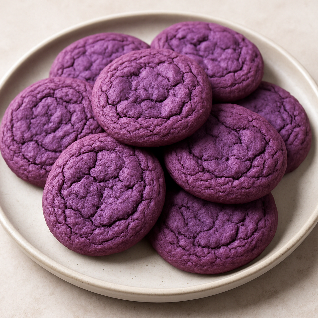 Cookies moelleux à l’Ube – La touche violette qui fait fondre 💜