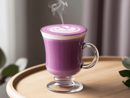 Ube Latte Maison : La Tendance facile & rapide à la Poudre d’Ube. - UBELIO