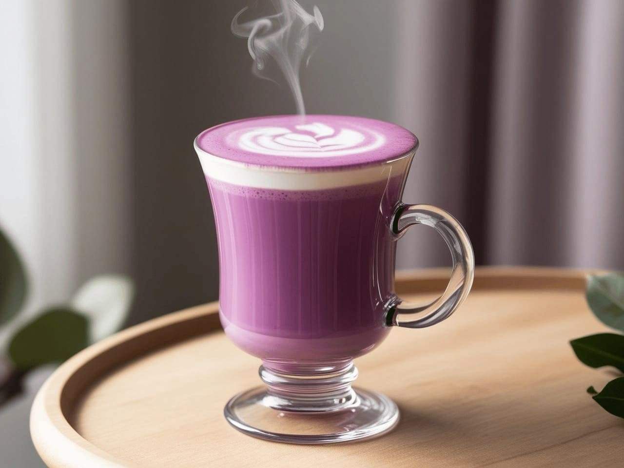 Ube latte maison recette