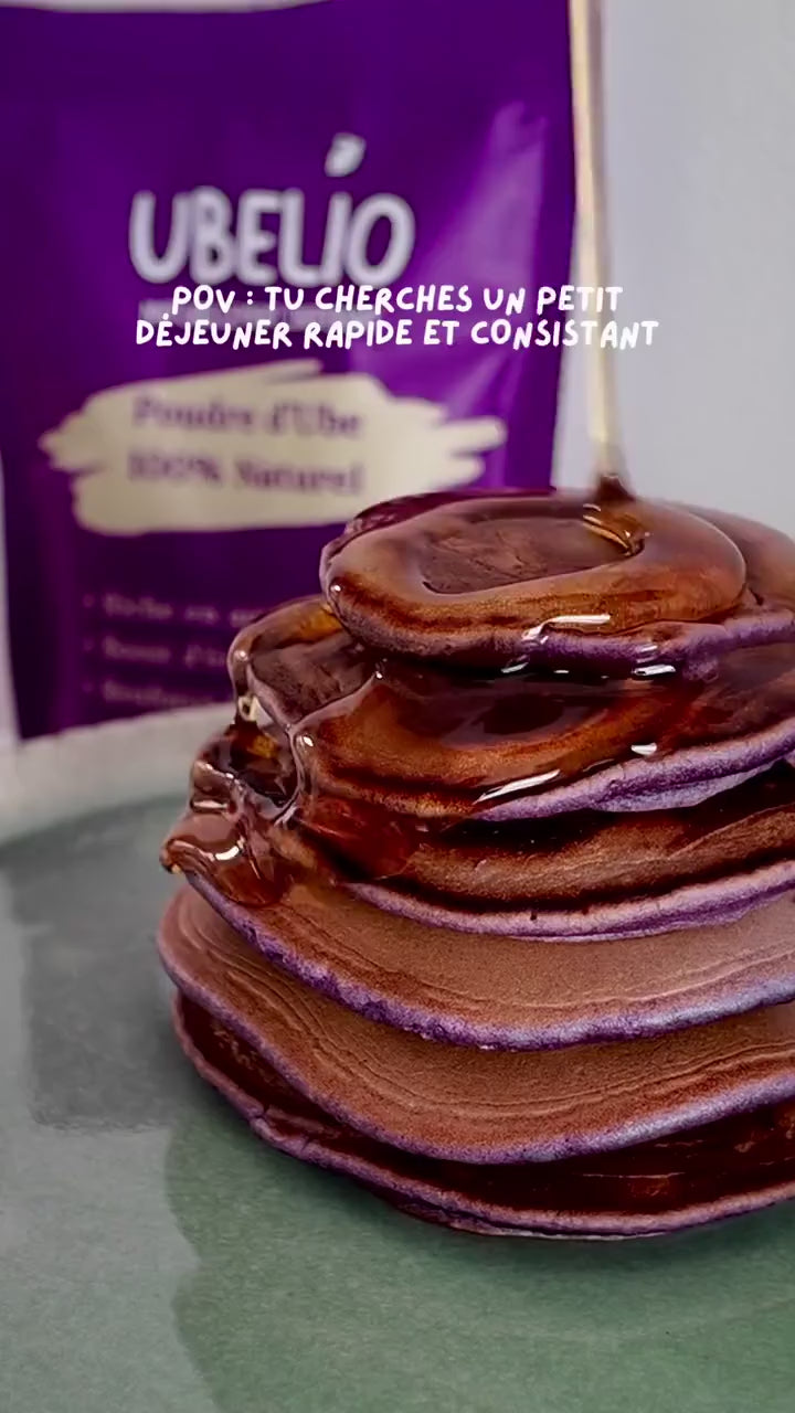 PANCAKE UBE RECETTE